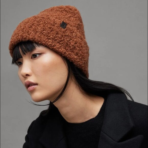 ALL SAINTS Darby beanie - butterscotch - Picture 1 of 3